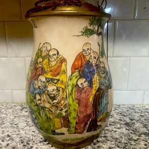 Antique Asian Vase Ginger Pot Jar